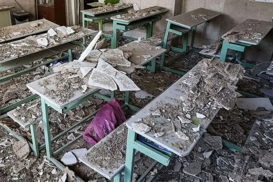 Minab School in Iran. Inbound Persia Travel Agency.